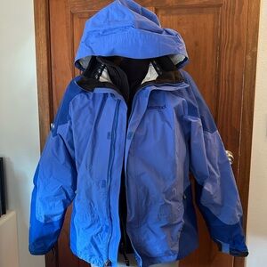 Marmot Gore Tex and Fleece Jacket Combo